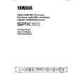 YAMAHA SPX90 Owners Manual YAMAHA SPX90 Owners Manual
