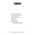 ZANUSSI ZFC140T Owners Manual ZANUSSI ZFC140T Owners Manual