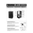 HITACHI HS-630 Owners Manual HITACHI HS-630 Owners Manual