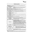 WHIRLPOOL ECLIPS A Quick Start WHIRLPOOL ECLIPS A Quick Start