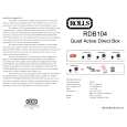 ROLLS RDB104 Owners Manual ROLLS RDB104 Owners Manual