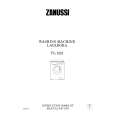ZANUSSI FL1231 Owners Manual ZANUSSI FL1231 Owners Manual