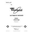 WHIRLPOOL LSR5233AG0 Parts Catalog WHIRLPOOL LSR5233AG0 Parts Catalog