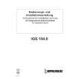 SEPPELFRICKE IGS104.0 Owners Manual SEPPELFRICKE IGS104.0 Owners Manual