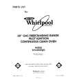 WHIRLPOOL SF335ESRW0 Parts Catalog WHIRLPOOL SF335ESRW0 Parts Catalog