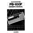 CASIO PB-100F Owners Manual CASIO PB-100F Owners Manual