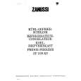 ZANUSSI ZF18/9KS Owners Manual ZANUSSI ZF18/9KS Owners Manual