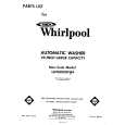 WHIRLPOOL LA9800XKW4 Parts Catalog WHIRLPOOL LA9800XKW4 Parts Catalog