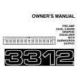 ALPINE 3312 Owners Manual ALPINE 3312 Owners Manual