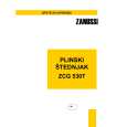 ZANUSSI ZCG530T Owners Manual ZANUSSI ZCG530T Owners Manual