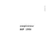 ARTHUR MARTIN ELECTROLUX AUF1904 Owners Manual ARTHUR MARTIN ELECTROLUX AUF1904 Owners Manual