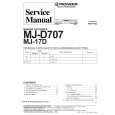 PIONEER MJD707 Owners Manual PIONEER MJD707 Owners Manual