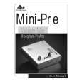 HARMAN MINI-PRE Owners Manual HARMAN MINI-PRE Owners Manual