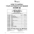 WHIRLPOOL ECKMF281 Installation Manual WHIRLPOOL ECKMF281 Installation Manual