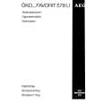 AEG FAV578U-WNSFS Owners Manual AEG FAV578U-WNSFS Owners Manual