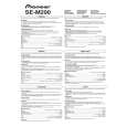 PIONEER SE-M290/XZC/EW5 Owners Manual PIONEER SE-M290/XZC/EW5 Owners Manual