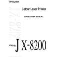 SHARP JX8200 Owners Manual SHARP JX8200 Owners Manual