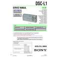 SONY DSC-L1 LEVEL3 Service Manual SONY DSC-L1 LEVEL3 Service Manual