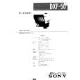SONY DXF-50 Service Manual SONY DXF-50 Service Manual