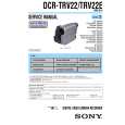 SONY DCRTRV22 Service Manual SONY DCRTRV22 Service Manual