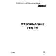 ZANUSSI FCS822C Owners Manual ZANUSSI FCS822C Owners Manual