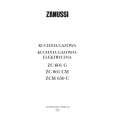 ZANUSSI ZCM650C/PL Owners Manual ZANUSSI ZCM650C/PL Owners Manual
