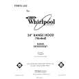 WHIRLPOOL RH2024XLW1 Parts Catalog WHIRLPOOL RH2024XLW1 Parts Catalog