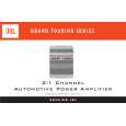 JBL GTS100 Owners Manual JBL GTS100 Owners Manual