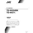 JVC TD-W254BK Owners Manual JVC TD-W254BK Owners Manual