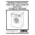 ZANUSSI TD301 Owners Manual ZANUSSI TD301 Owners Manual