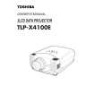 TOSHIBA TLP-X4100E Owners Manual TOSHIBA TLP-X4100E Owners Manual