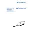 SENNHEISER MKE PLATINIUM-C Owners Manual SENNHEISER MKE PLATINIUM-C Owners Manual