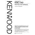 KENWOOD KRC740 Owners Manual KENWOOD KRC740 Owners Manual