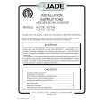 WHIRLPOOL RJCT30 Installation Manual WHIRLPOOL RJCT30 Installation Manual