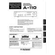PIONEER A-110 Owners Manual PIONEER A-110 Owners Manual