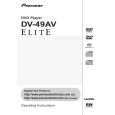 PIONEER DV-49AV/KUXZT/CA Owners Manual PIONEER DV-49AV/KUXZT/CA Owners Manual