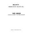 SONY VO1600 Service Manual SONY VO1600 Service Manual