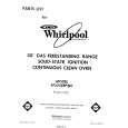 WHIRLPOOL SF335EEPW0 Parts Catalog WHIRLPOOL SF335EEPW0 Parts Catalog