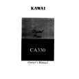KAWAI CA330 Owners Manual KAWAI CA330 Owners Manual
