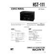 SONY HST111 Service Manual SONY HST111 Service Manual
