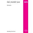 AEG FAV3430W Owners Manual AEG FAV3430W Owners Manual