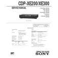 SONY CDP-XE200 Service Manual SONY CDP-XE200 Service Manual