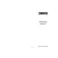 ZANUSSI ZI6121F Owners Manual ZANUSSI ZI6121F Owners Manual