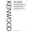 KENWOOD KA-3300D Owners Manual KENWOOD KA-3300D Owners Manual