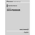 PIONEER DVH-P6050UB/XN/RC Owners Manual PIONEER DVH-P6050UB/XN/RC Owners Manual
