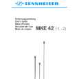 SENNHEISER MKE 42 Owners Manual SENNHEISER MKE 42 Owners Manual