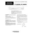 PIONEER F225 Owners Manual PIONEER F225 Owners Manual