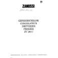 ZANUSSI ZV190C Owners Manual ZANUSSI ZV190C Owners Manual
