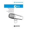 SENNHEISER E905 Owners Manual SENNHEISER E905 Owners Manual