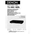 DENON TU460 Owners Manual DENON TU460 Owners Manual